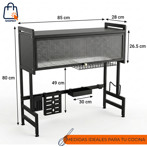 Platero Organizador De Lujode Loza 65 Cm